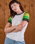 Calypso Tee in Forest on Alex