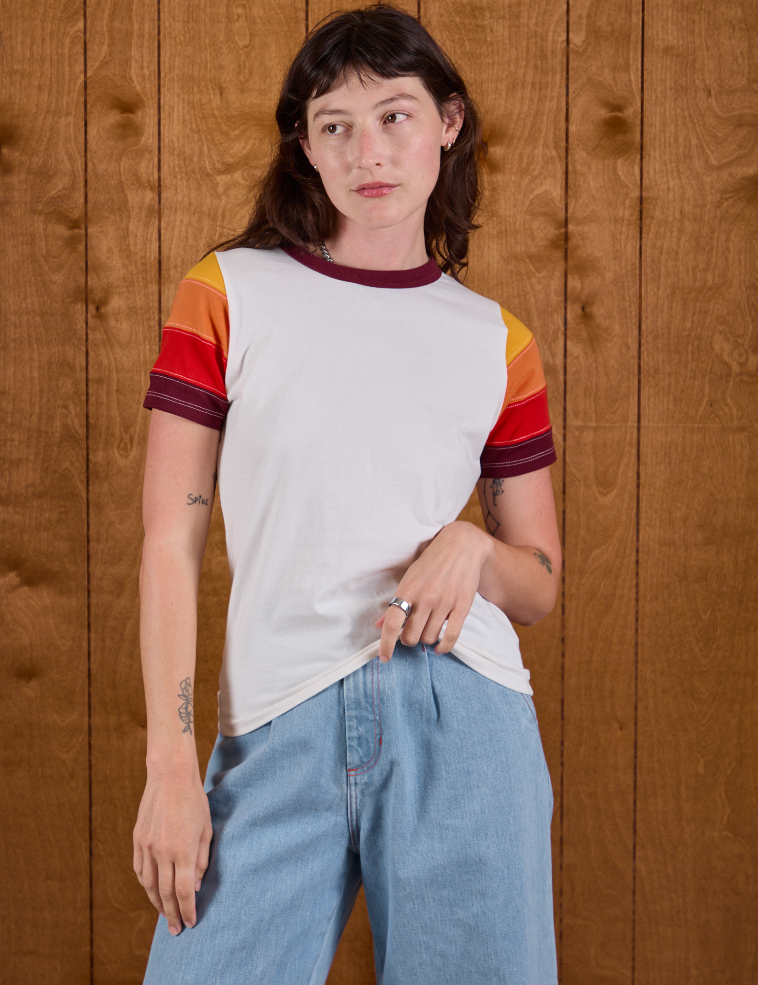 Calypso Tee in Desert on Alex