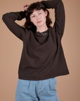 Long Sleeve Burly Tee - Espresso Brown
