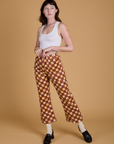 Printed Action Pants - Lucky (Orange)