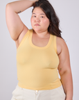 Tank Top in Butter Yellow on Ashley