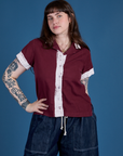 Painted Pantry Button-Up - Red Wine