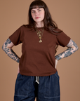 Burly Tee - Fudgesicle Brown