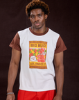 Isaac is 5'10" and wearing M Vintage Tee in Gummy Bear