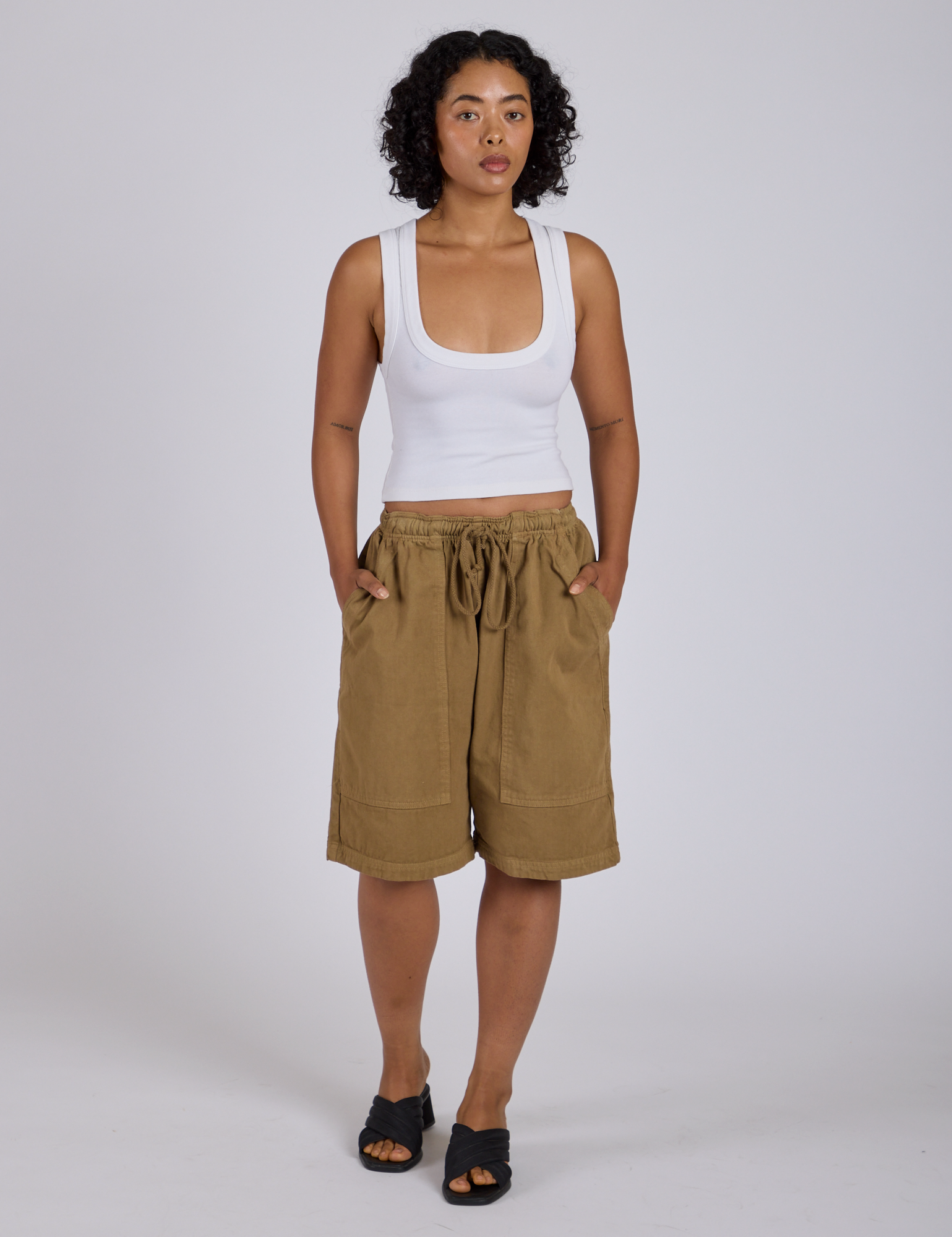 Drawstring Shorts - Desert Brown