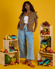 Fruit Fantasy Pantry Button-Up