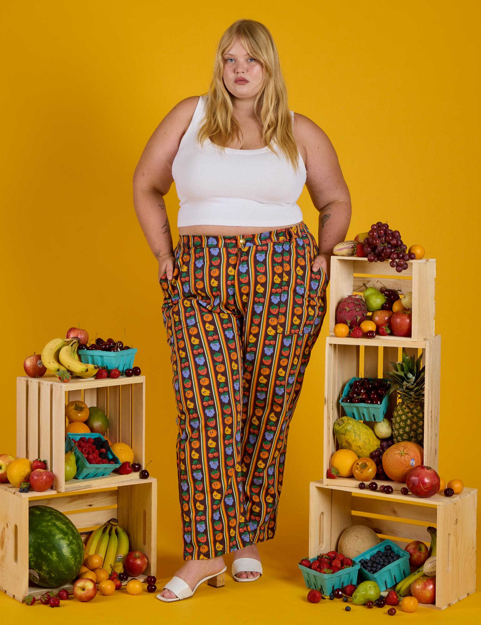 Work Pants - Fruit Fantasy