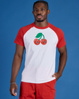 Produce Raglan Tee - Cherry