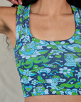 Cropped Tank Top - Angel Print