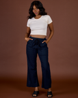 TRY-A-STYLE TUESDAY - Linen Action Pants - Navy Blue *FINAL SALE*