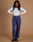 Railroad Denim Work Pants - Faded Grape Overdye