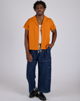 Pantry Button-Up - Creamsicle Orange