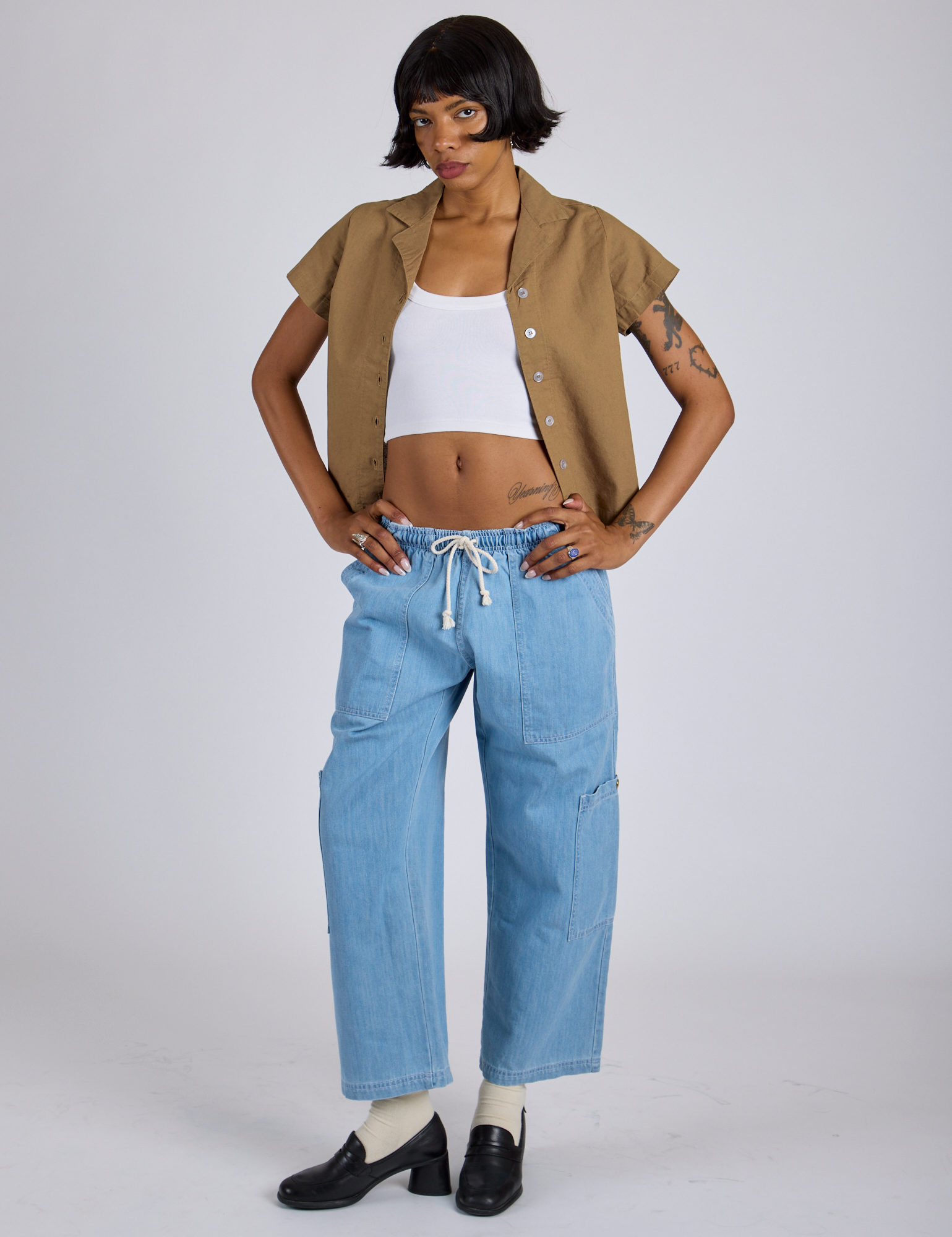 Pantry Button-Up - Desert Brown
