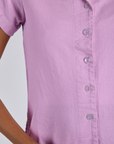 Pantry Button-Up - Lilac Purple