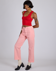 Work Pants - Baby Pink