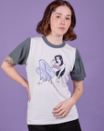Hana is 5'3" and wearing P Grey Cool Girl Tee