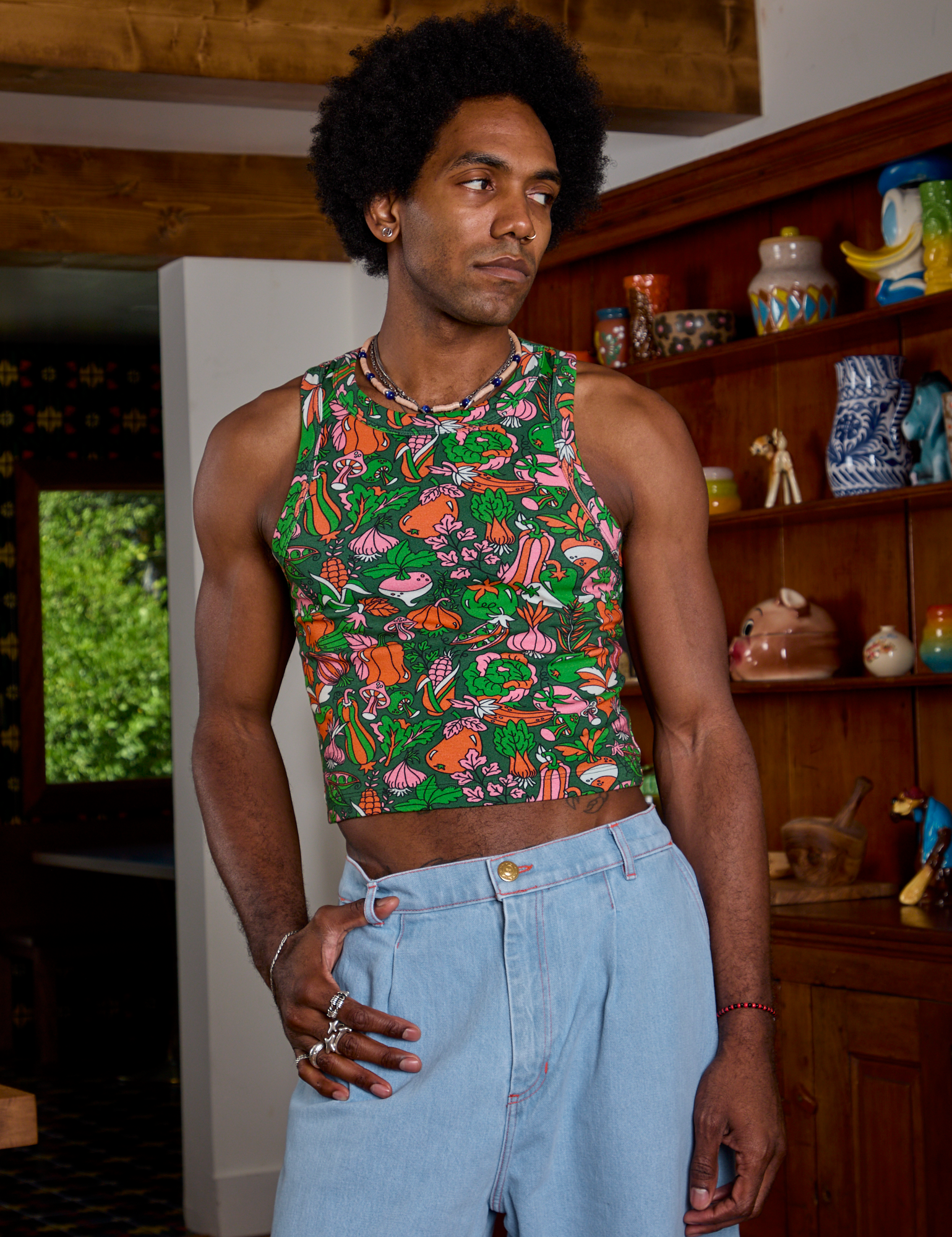 Kitchen Collection Racerback Tank on Jerrod