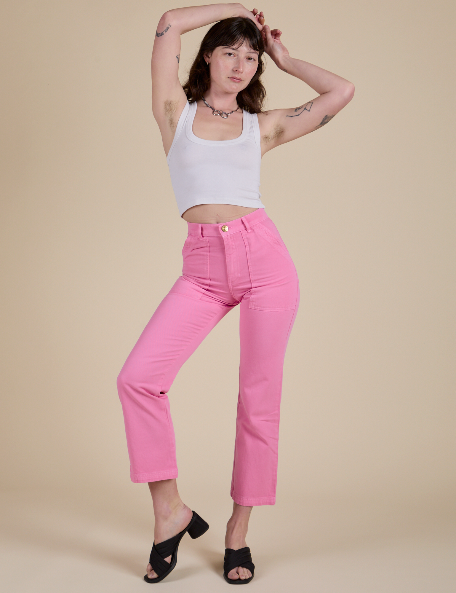 pink dress pants for woman Regular Fit while the 78 cm inseam is designed to elongate the leg for a flattering Women's Blush Pink Tailored Two-Piece