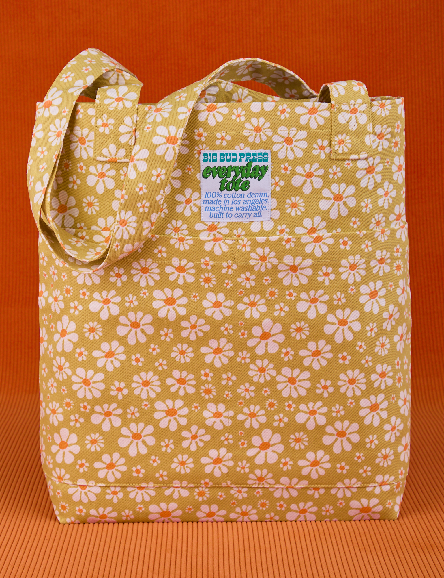 Mustard Yellow Lazy Daisy Everyday Tote