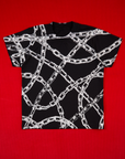 Chain Link Vintage Tee in Basic Black