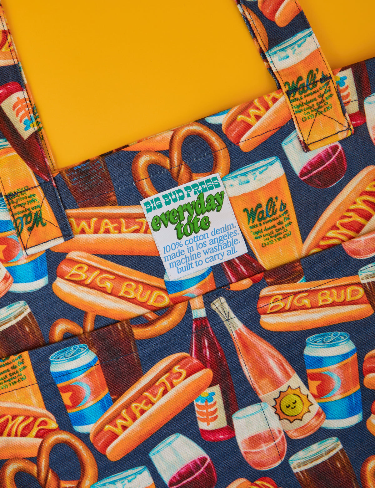 Hot Dogs &amp; Beer &amp; Wine &amp; Pretzels Printed Bags
