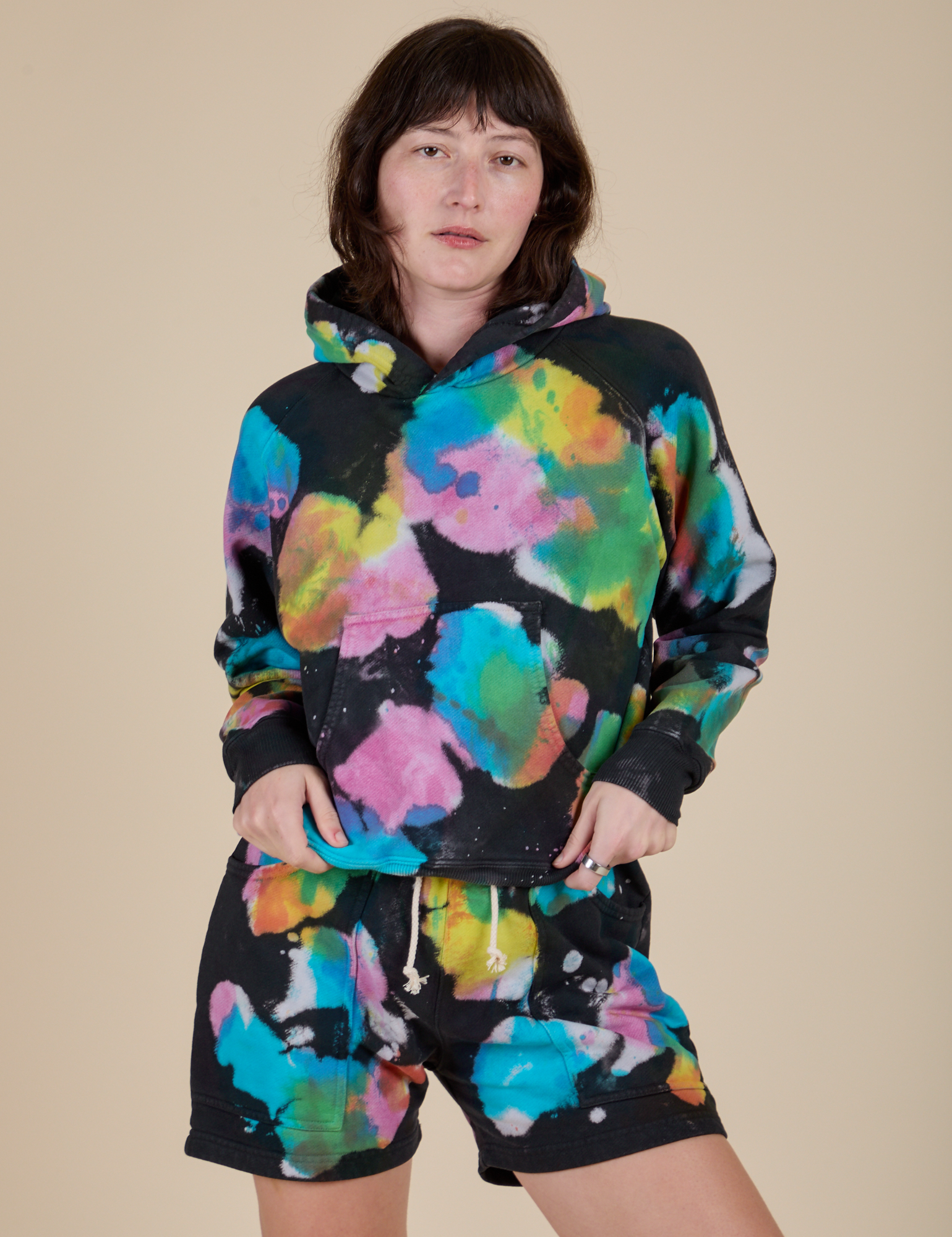 Heavyweight Oversized Hoodie - Rainbow Magic Waters