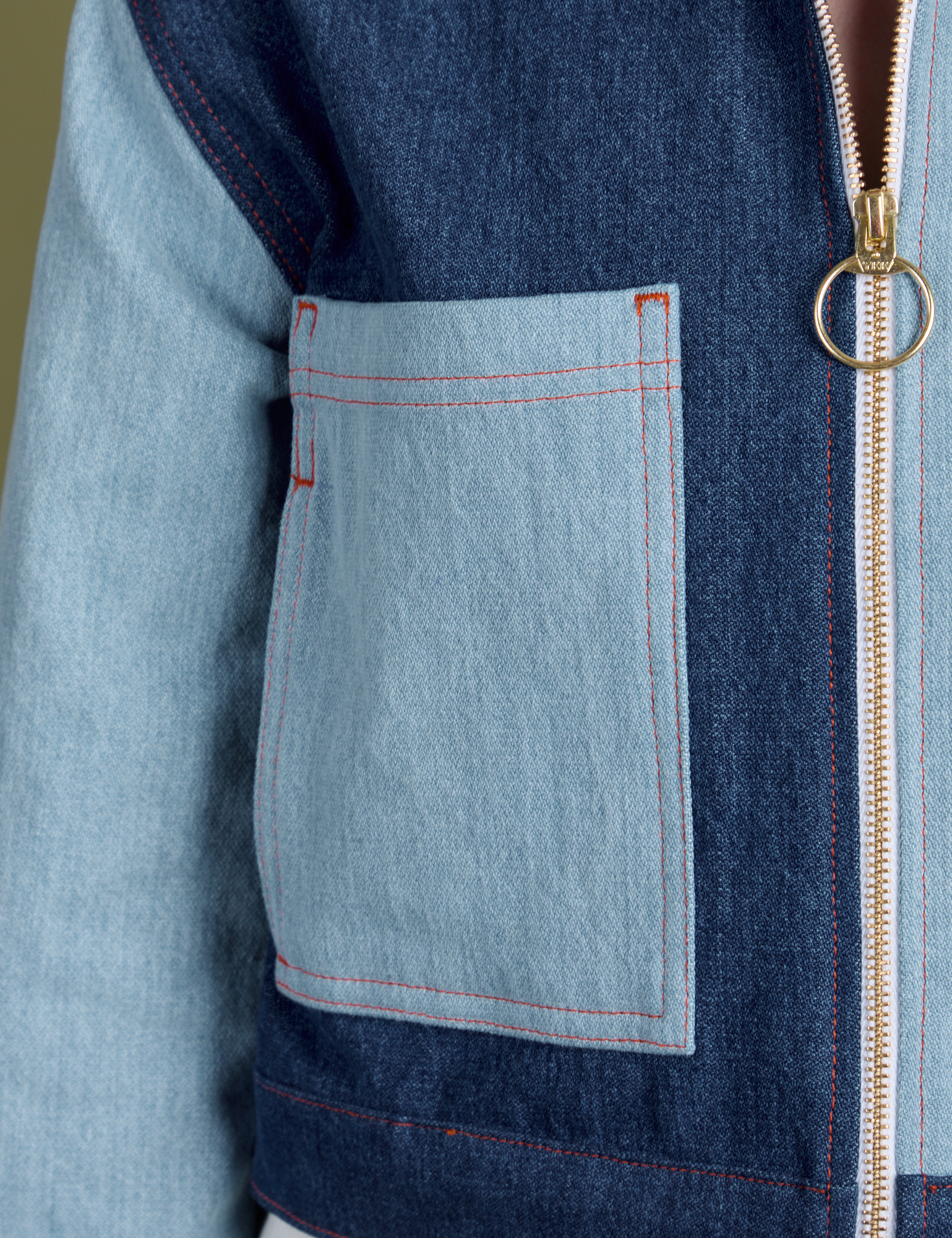 Mechanic Jacket - Mismatched Denim