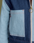 Mechanic Jacket - Mismatched Denim
