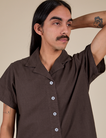 Pantry Button-Up - Espresso Brown – BIG BUD PRESS