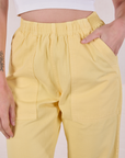 Action Pants - Butter Yellow