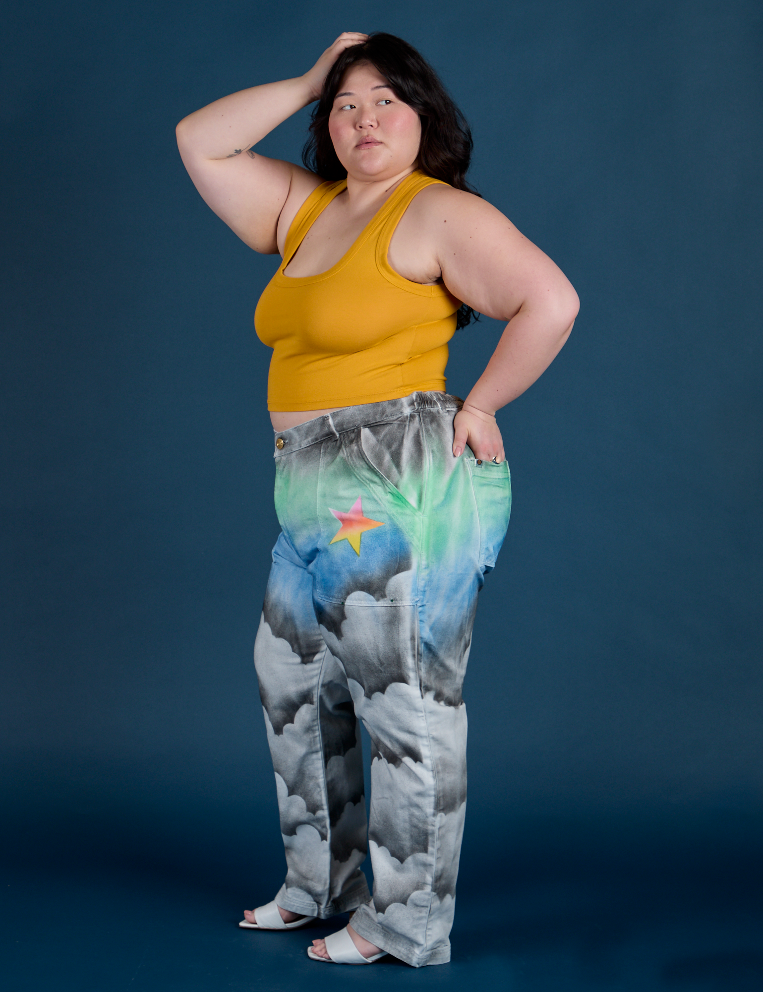 Work Pants - Night Sky Airbrush
