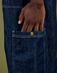 TRY-A-STYLE - Denim Drop Pocket Pants - Dark Wash *FINAL SALE*