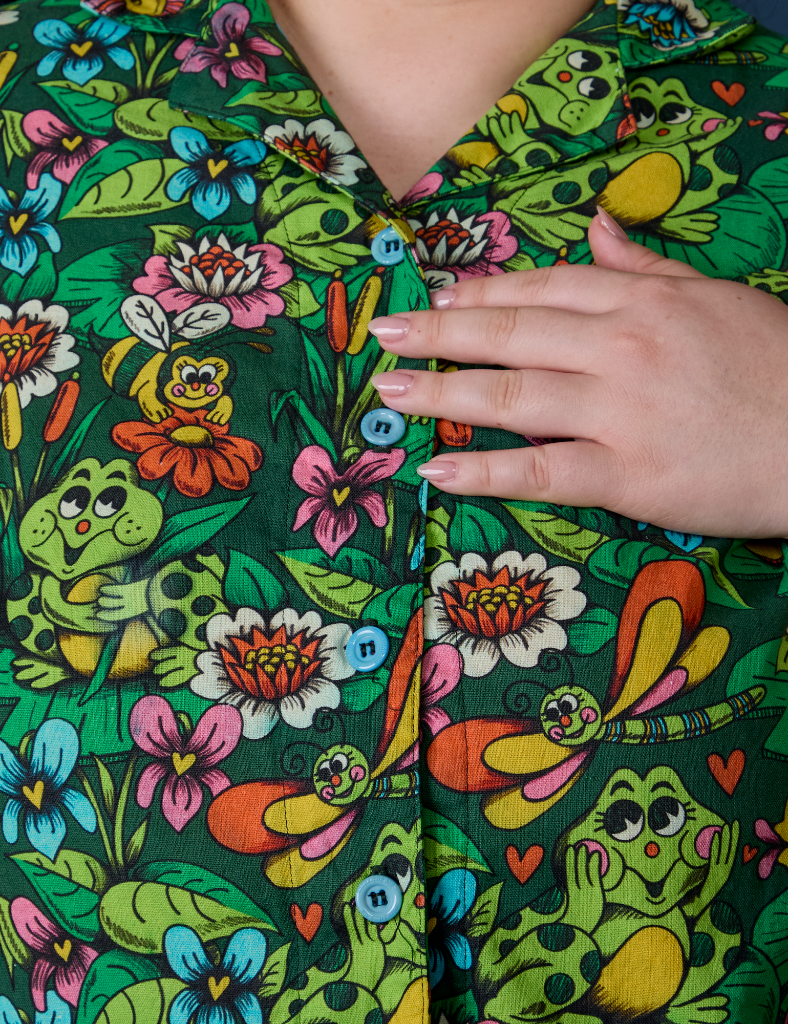 Pond Party Pantry Button-Up