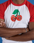 Produce Raglan Tee - Cherry