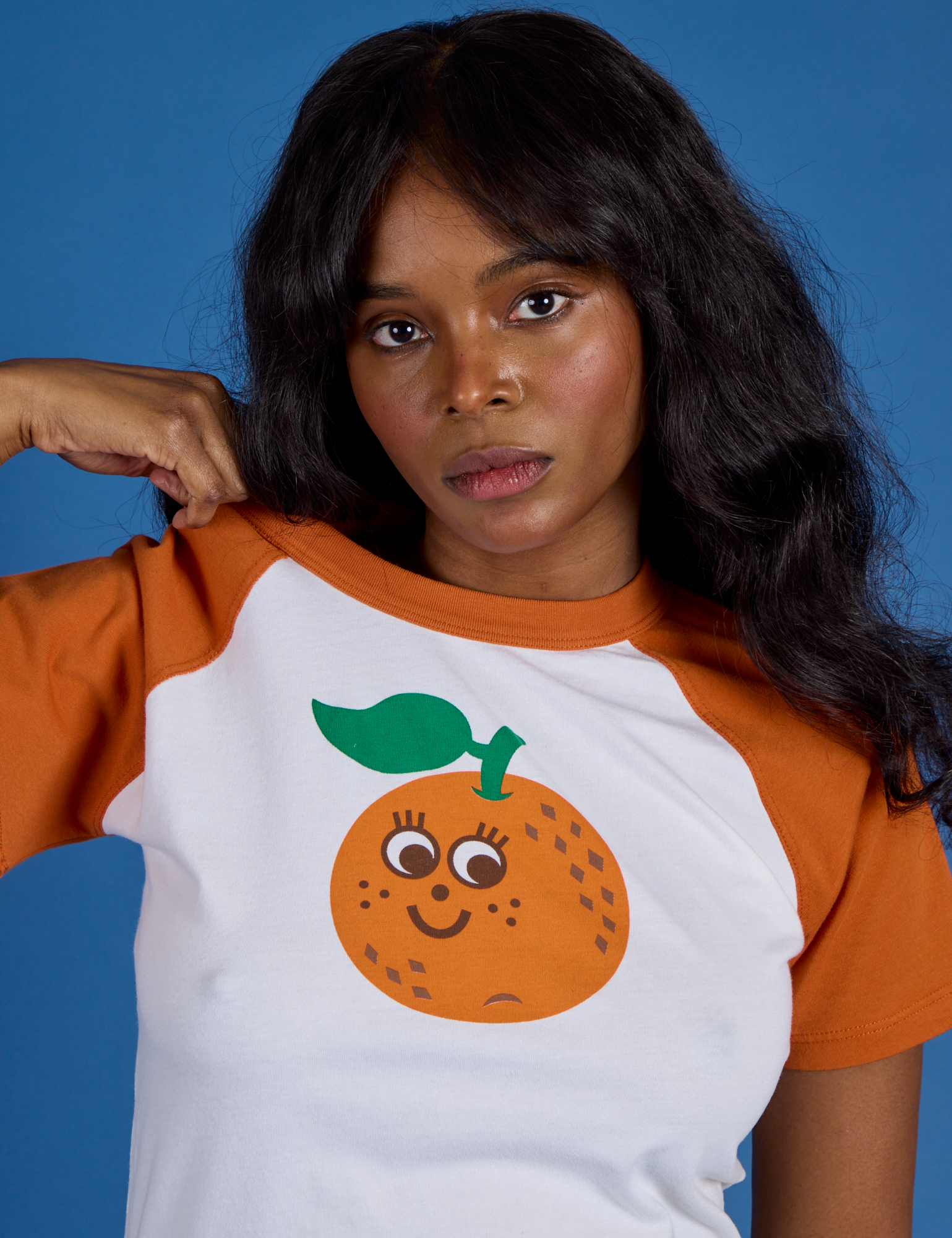 Produce Raglan Tee - Orange