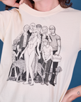Vintage Tee in Group Show front close up on Alex