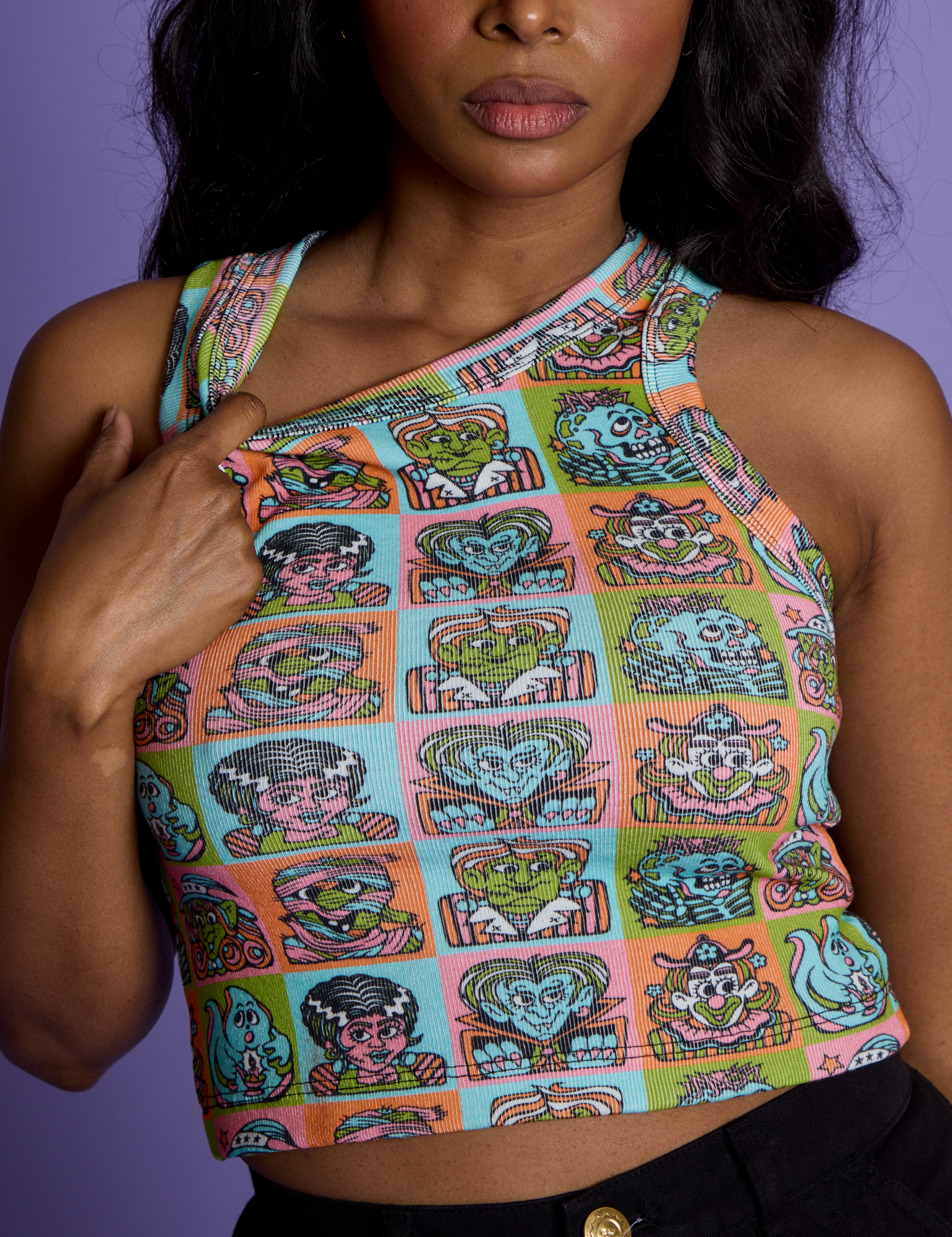 *PRE-ORDER* Racerback Tank - Halloween Icons