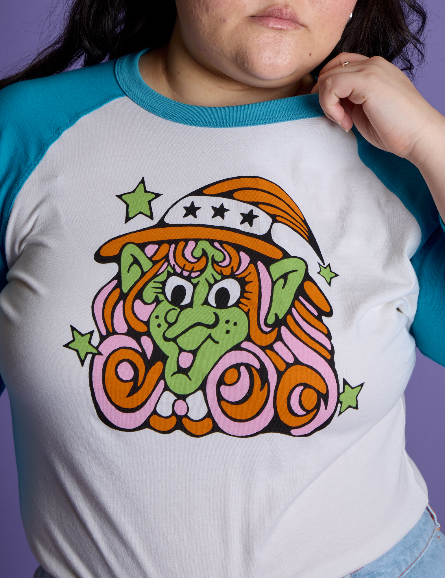 Halloween Raglan Tee - Witch – BIG BUD PRESS