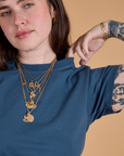 The Organic Vintage Tee - French Blue