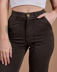 Organic Work Pants - Espresso Brown