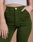 Organic Work Pants - Evergreen