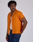 Pantry Button-Up - Creamsicle Orange