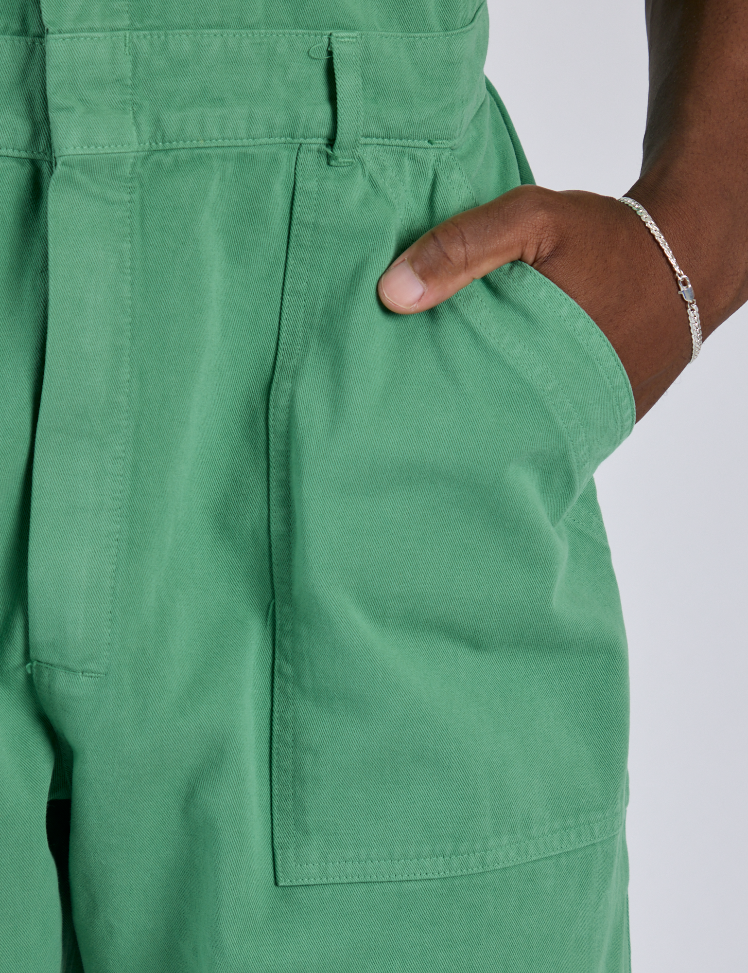 Short Sleeve Jumpsuit - Seafoam Green