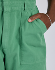 Short Sleeve Jumpsuit - Seafoam Green