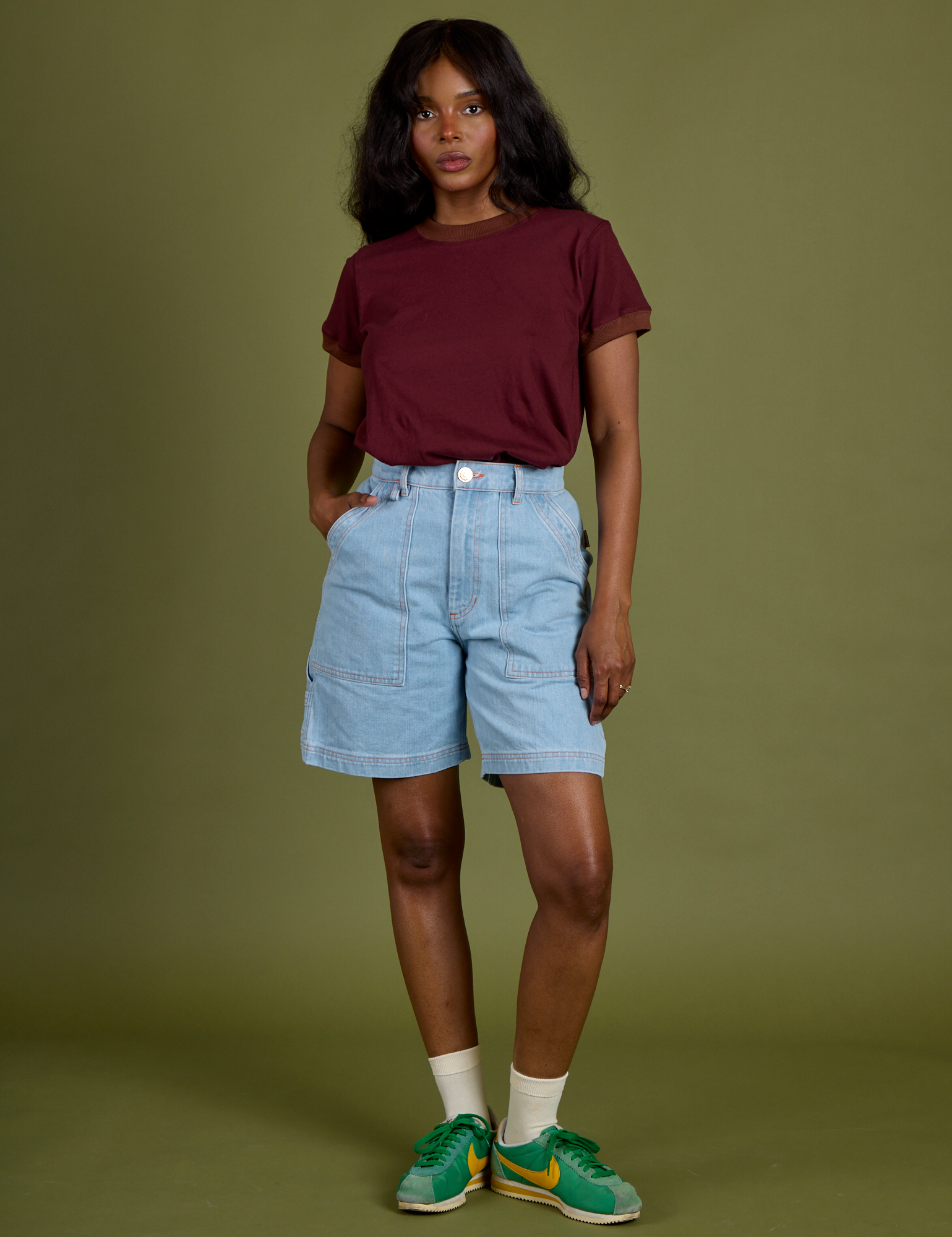Vintage Ringer Tee - Red Wine