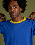 Vintage Ringer Tee - Royal Blue