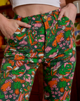 Work Pants in Kitchen Collection front close up on Alex