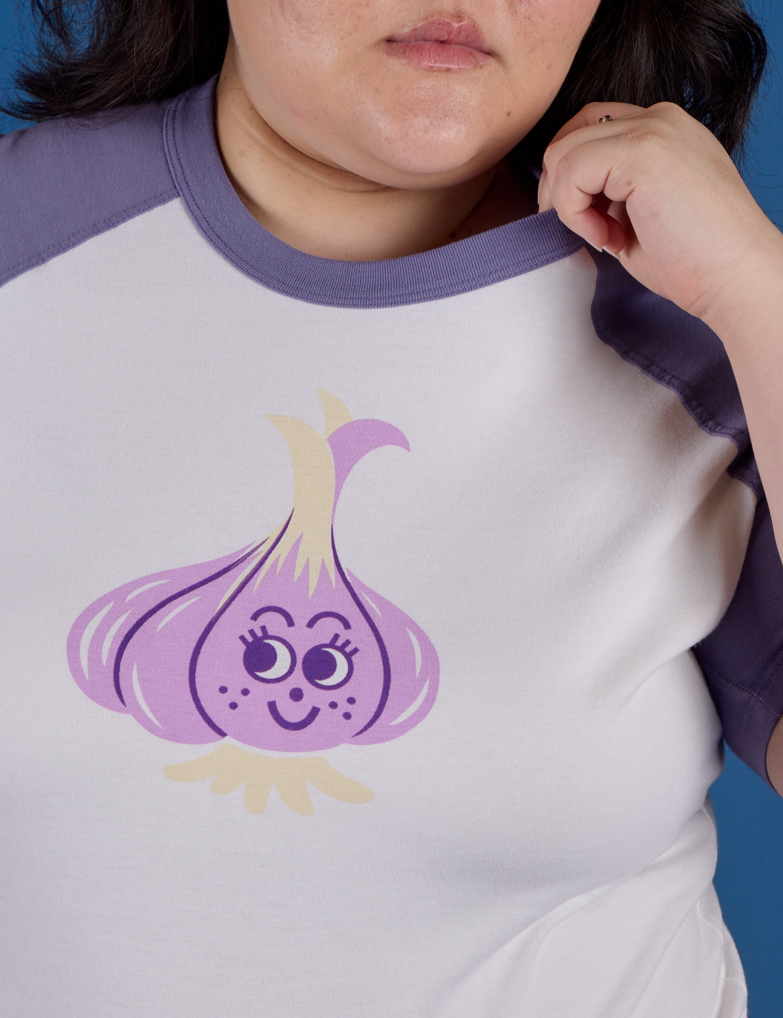 Produce Raglan Tee - Garlic