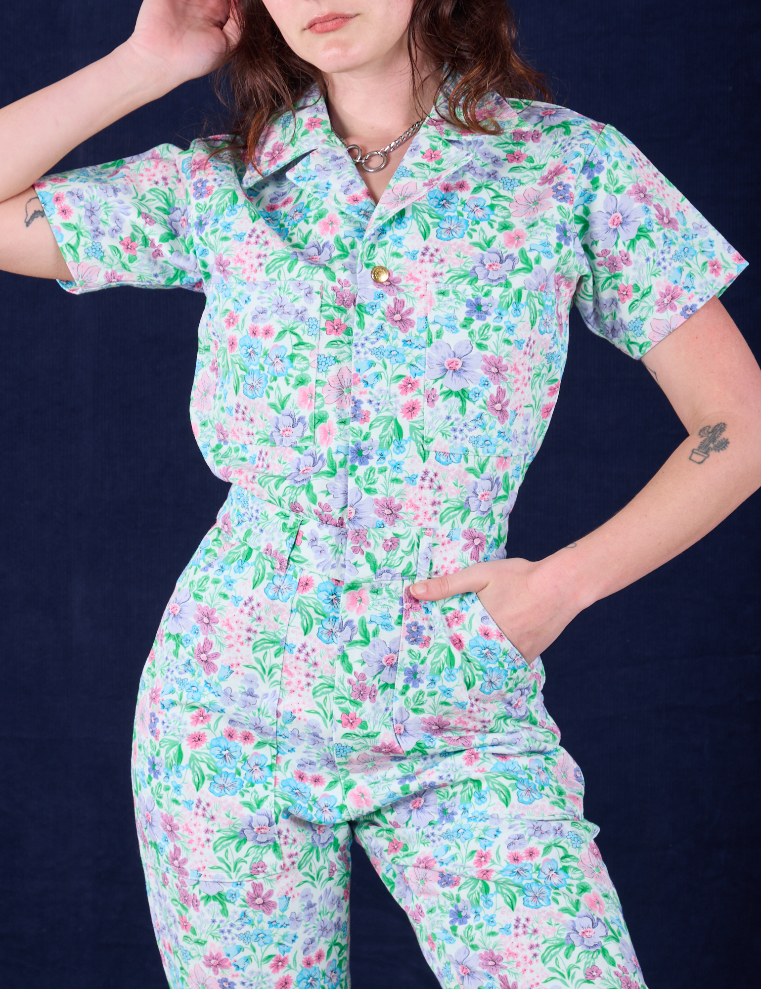 Vintage Wallpaper Jumpsuit