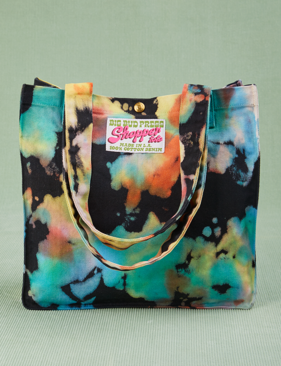Rainbow Magic Waters Shopper Tote with straps hanging down the front